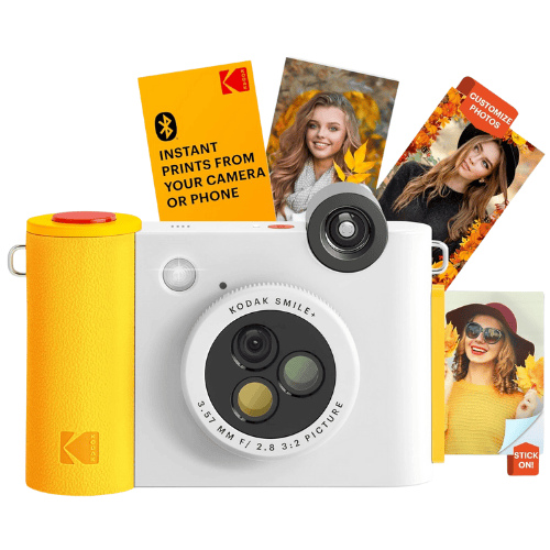 מצלמת אינסטנט קודאק צבע לבן Kodak Smile Plus