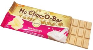 גנולרס חטיף שוקולד לבן בטעם חלב לכלב 80 גרם - No Choc-O-Bar