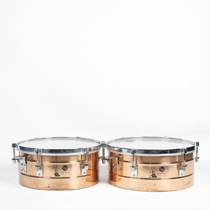 תוף טימבלס - פליז. LP Prestige 13" & 14" Timbales
