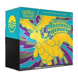 קלפי פוקימון אליט טריינר בוקס אסנדד הירוז Pokemon Mega Evolution Ascended Heroes Elite Trainer Box