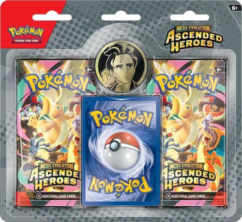 קלפי פוקימון אסנדד הירוז מארז בליסטר זוגי Mega Evolution: Ascended Heroes Collection - Larry - ME: Ascended Heroes (ASC)