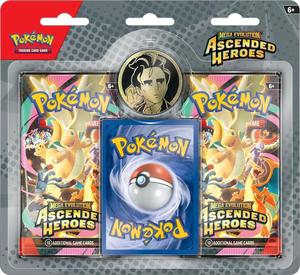 קלפי פוקימון אסנדד הירוז מארז בליסטר זוגי Mega Evolution: Ascended Heroes Collection - Larry - ME: Ascended Heroes (ASC)
