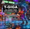 DRAGON שולחן גיימינג תאורת RGB אורך 160 ס"מ דגם TG צבע שחור