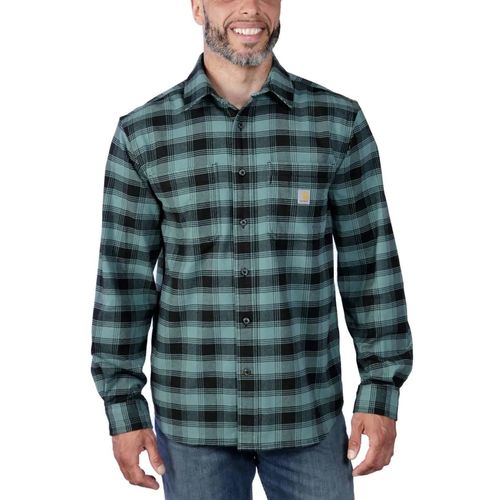 חולצת גברים משובצת פלאנל RUGGED FLEX® - Outline