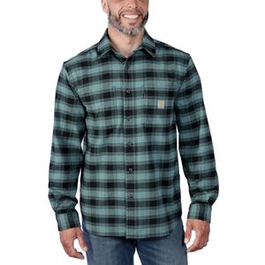 חולצת גברים משובצת פלאנל RUGGED FLEX® - Outline