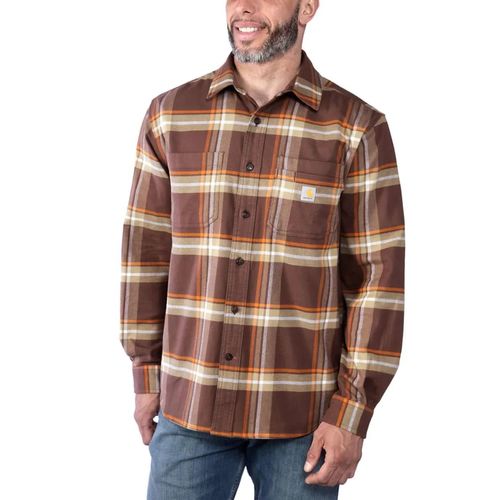 חולצת גברים משובצת פלאנל RUGGED FLEX® - Outline