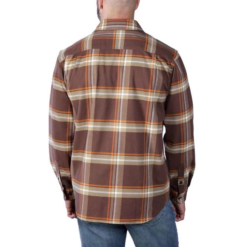חולצת גברים משובצת פלאנל RUGGED FLEX® - Outline