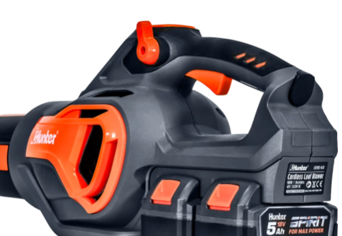 מפוח עלים נטען 2X20V Brushless - גוף בלבד - ללא סוללה ומטען - HUNTER