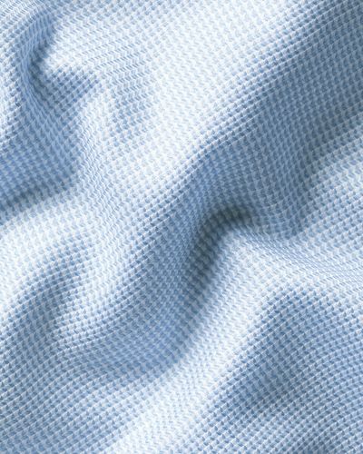 חולצה גזרת אקסטרה סלים -Sky Blue Non-Iron Stretch Burlington Weave Cutaway Extra Slim Fit Shirt