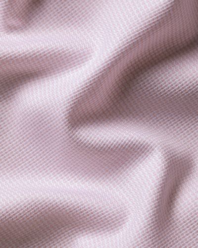 חולצה גזרת קלאסיק - Pink Non-Iron Stretch Burlington Weave CA Classic Fit Shirt