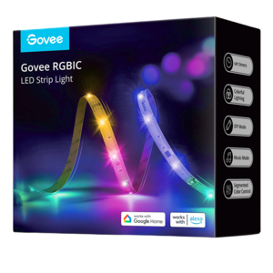 Govee RGBIC Basic Wi-Fi + Bluetooth LED Strip Lights 10M