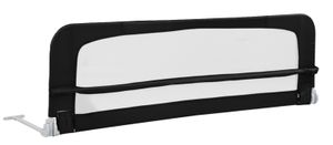 מגן מיטה גבוה ברוחב 1.2 מטר - שחור