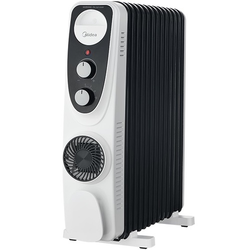 רדיאטור 11 צלעות כולל מפזר חום Midea מידאה NY231122HF לבן 9026