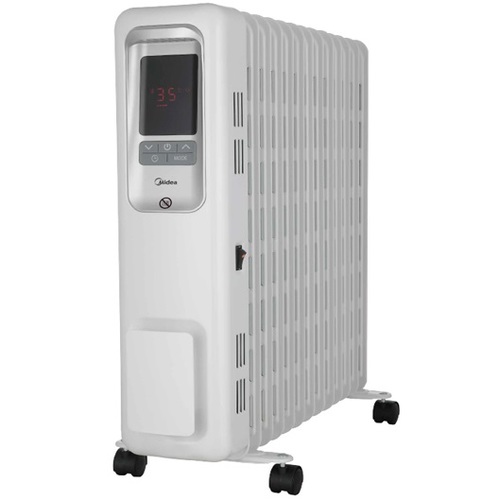רדיאטור 13 צלעות דיגיטלי + שלט Midea מידאה NY251317QRA 9024