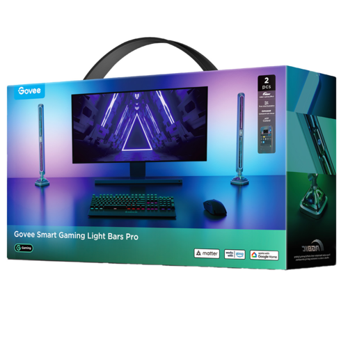 זוג עמודי תאורה חכמה לגיימינג Govee Gaming Light Barsc Pro