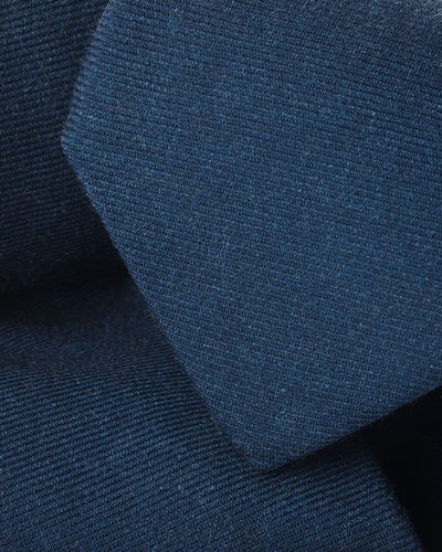   עניבה Mid Blue Wool Tie