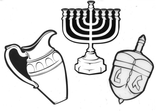 18 שקפים סמלי חנוכה/ ריטרם
