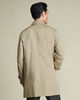 מעיל גשם מכותנה עמיד למים -Stone Showerproof Cotton Raincoat