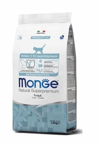 אוכל לגור חתולים מונג' מונו קיטן דג קוד 1.5 ק