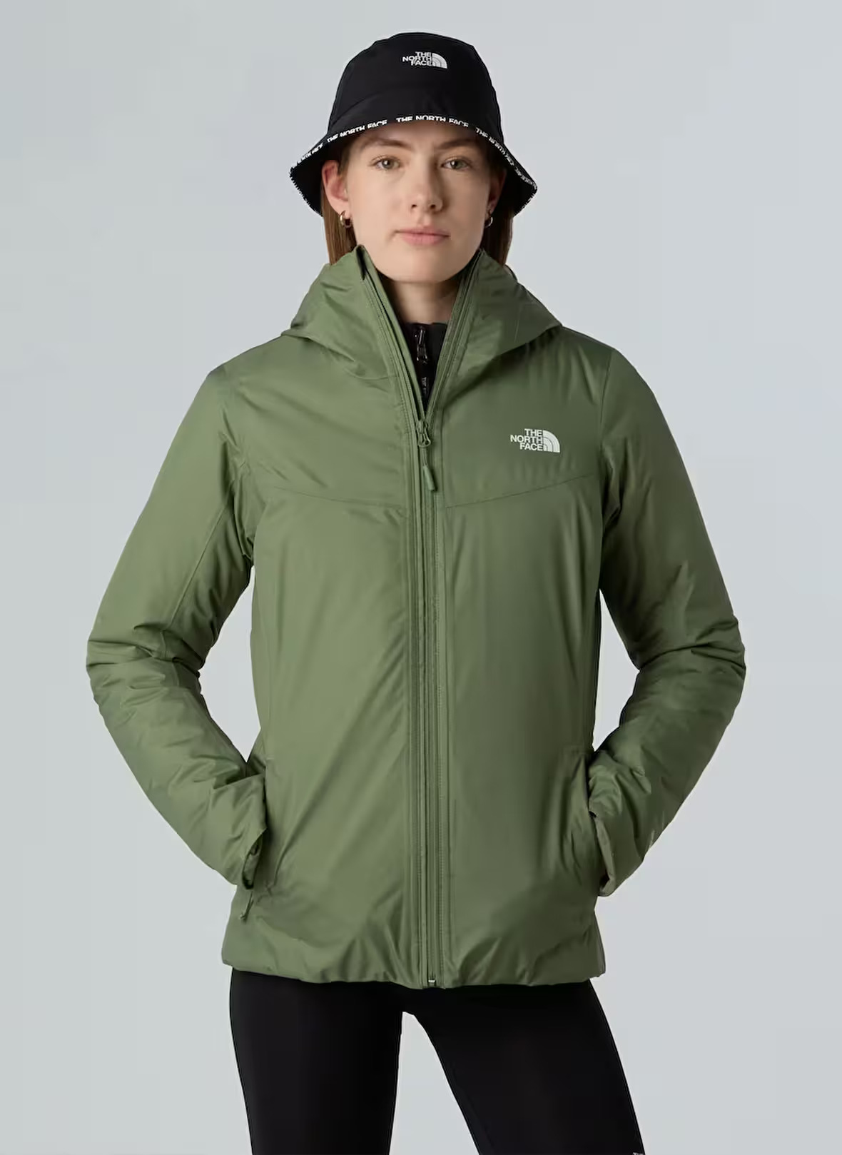 מעיל QUEST INSULATED JACKET בצבע ירוק מבית the north face
