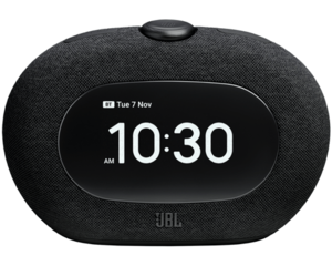 רמקול שעון מעוצב עם רדיו צבע שחור JBL Horizon 3