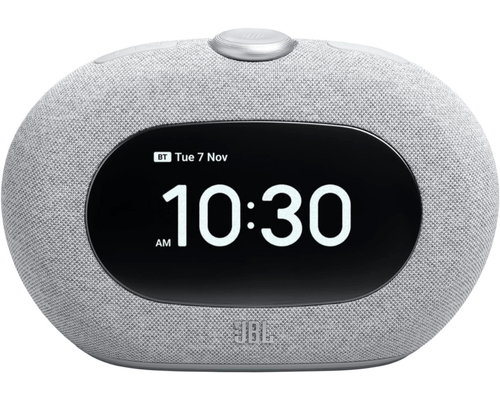 רמקול שעון מעוצב עם רדיו צבע אפור JBL Horizon 3