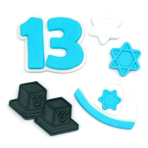 קישוט מבצק סוכר בר מצווה 