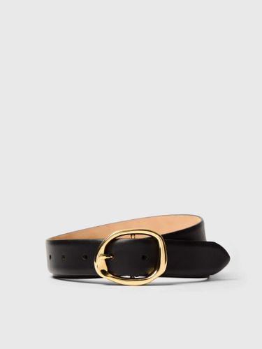 Reversible leather belt