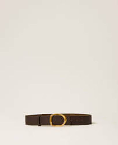 Reversible leather belt