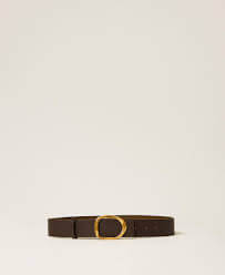 Reversible leather belt