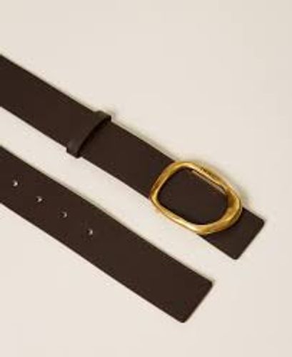 Reversible leather belt