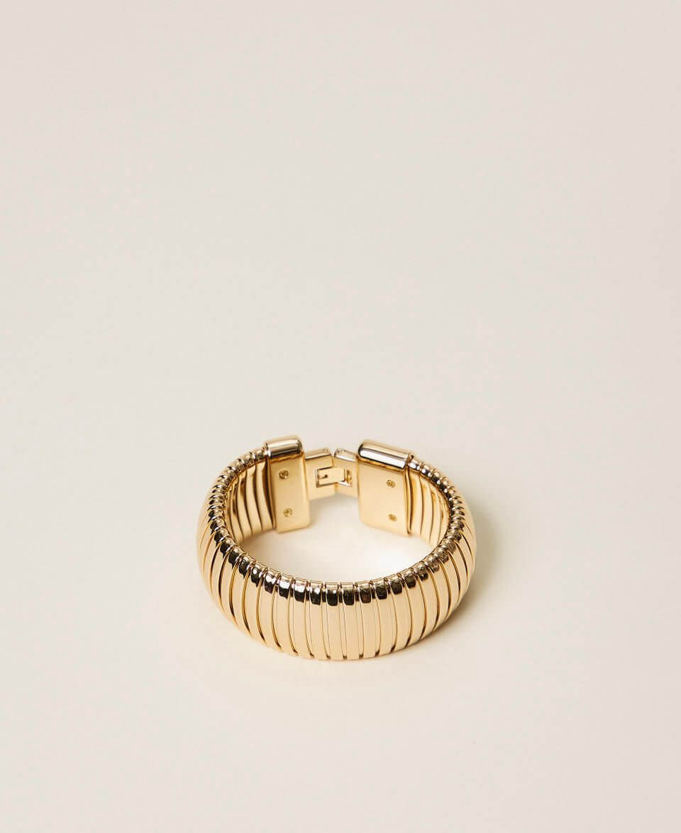 Snake print bracelet