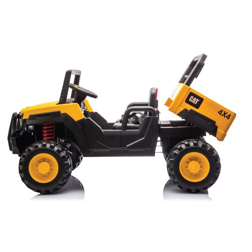 רכב שטח CAT 24V דו מושבי עם שלט רחוק ותא אחורי מתרומם