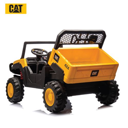 רכב שטח CAT 24V דו מושבי עם שלט רחוק ותא אחורי מתרומם