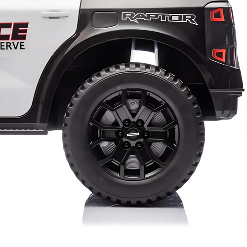 מכונית ממונעת 12V פורד ריינג'ר FORD Ranger משטרה עם שלט רחוק, מגפון ואורות