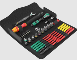 סט בוקסות ומברגים 1000V Wera Kraftform Kompakt KK W 1