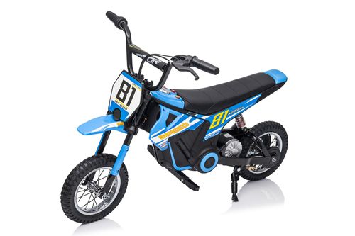 אופנוע שטח מקצועי לילדים 24V מנוע שרשרת מבית NITROX - כחול 