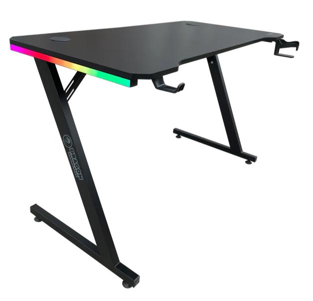 DRAGON שולחן גיימינג תאורת RGB אורך 120 ס"מ דגם TZ
