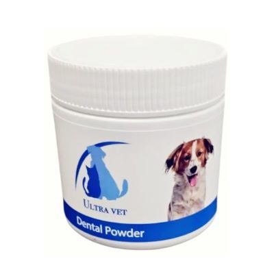 ווט בסט אבקת דנטלית לכלב 120גרם ULTRA VET dental powder For dog 120g