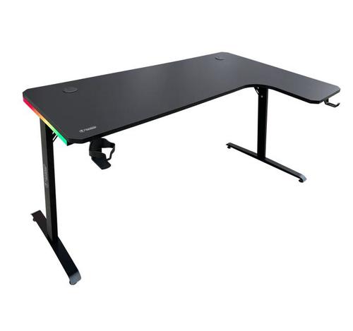 DRAGON שולחן גיימינג פינתי ימין תאורת RGB אורך 160*100 ס