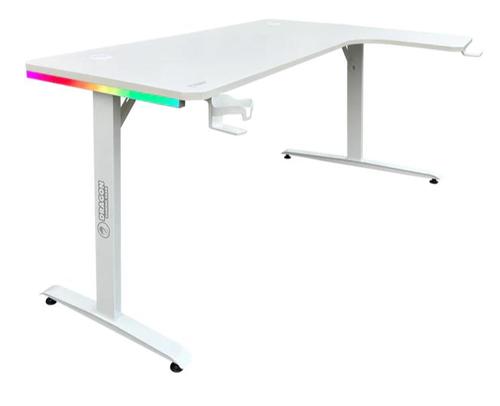 DRAGON שולחן גיימינג פינתי ימין תאורת RGB אורך 160*100 ס