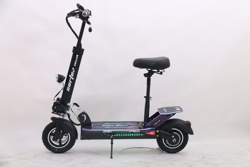 קורקינט חשמלי עם כיסא ורמקול בלוטוס קורטז X MAX 48 - שחור