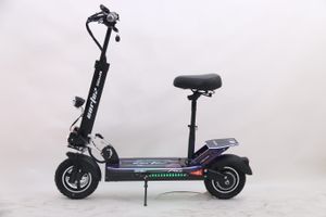קורקינט חשמלי עם כיסא ורמקול בלוטוס קורטז X MAX 48 - שחור