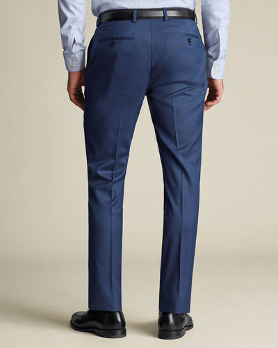 חליפה סלים פיט כחול רויאל - Royal Blue Sharkskin Slim Fit Ultimate Performance Suit