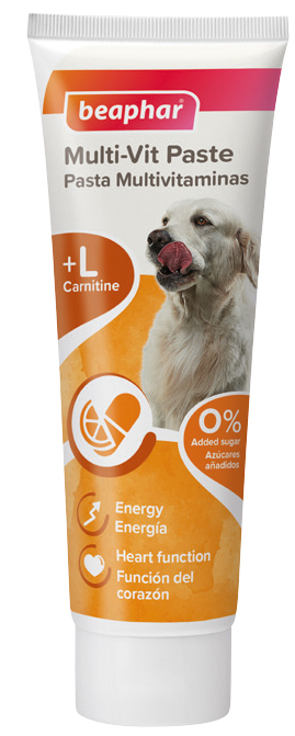 Beaphar Multi Vitamin Paste Dog – משחת מולטי־ויטמין לכלבים 100 גרם