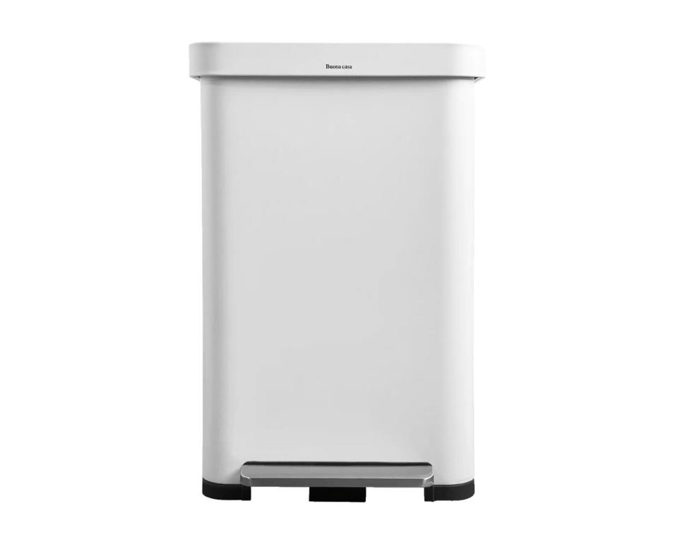 פח דוושה לבן PALERMO 70L