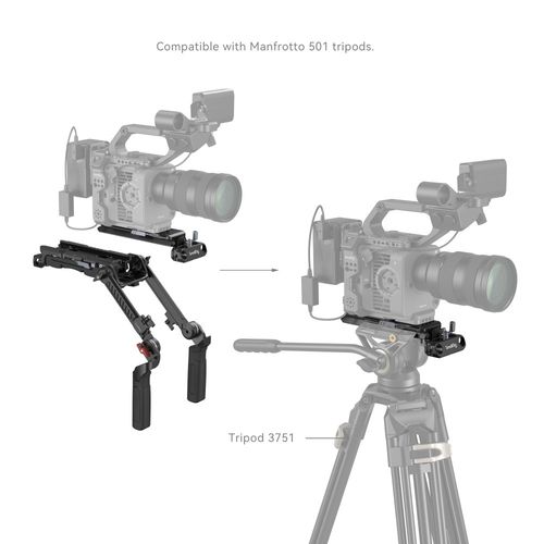 קיט מכתוף מקצועי למצלמות SmallRig Shoulder Rig Kit