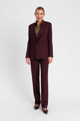 Wool blend blazer