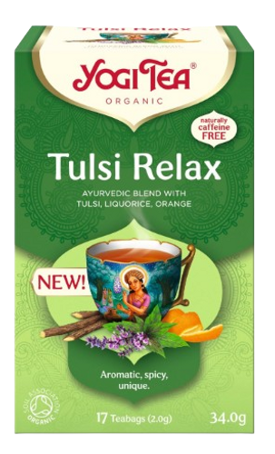 תערובת פירות וצמחים מיובשים להכנת תה | בחליטה אורגני עם טולסי וליקוריץ | מכיל 17  שקיקים | 