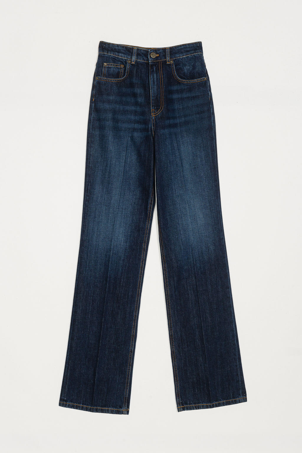 WOVEN TROUSERS DARK DENIM  
